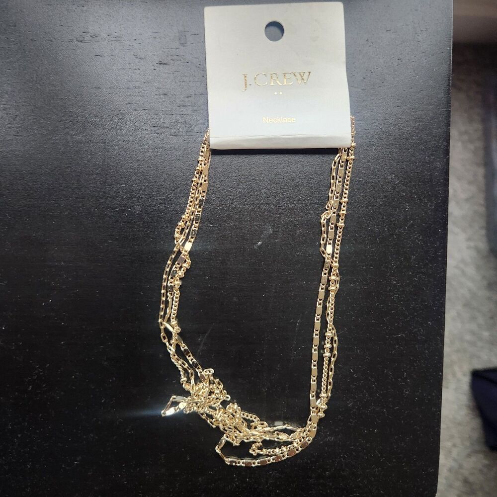 J.Crew Gold Layering Necklace‎ NWT Extensed Chain